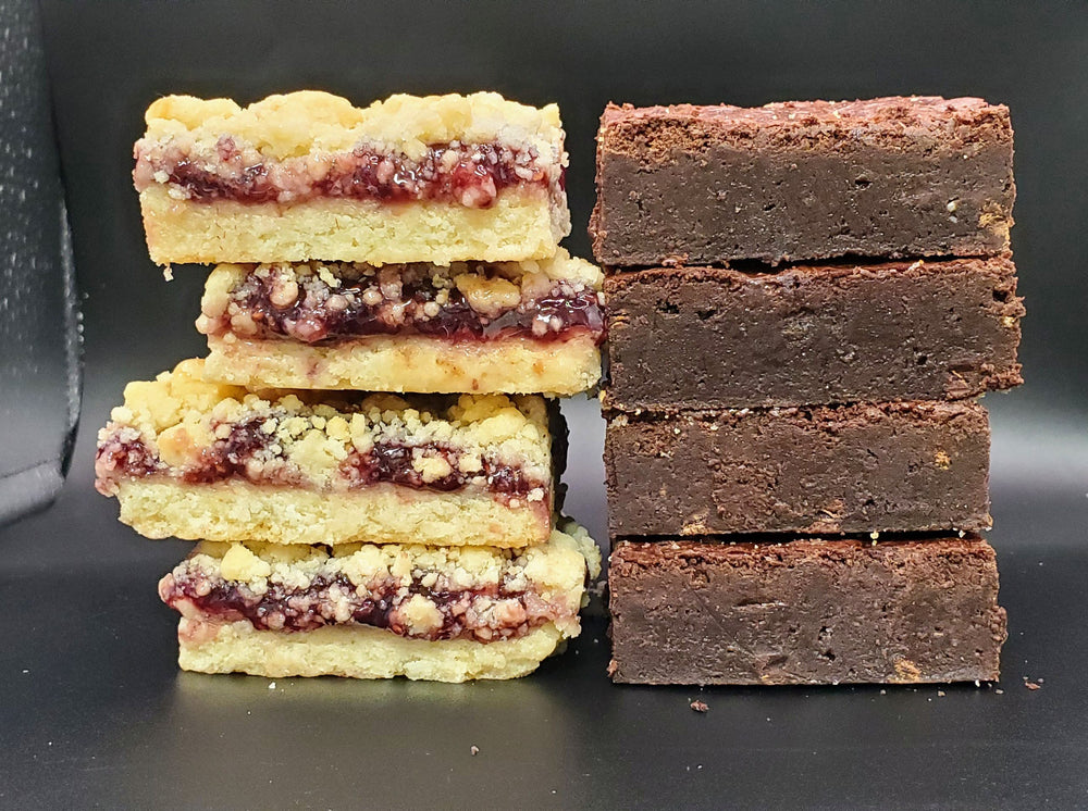 Raspberry Almond Bar & Brownie Combo 12 count